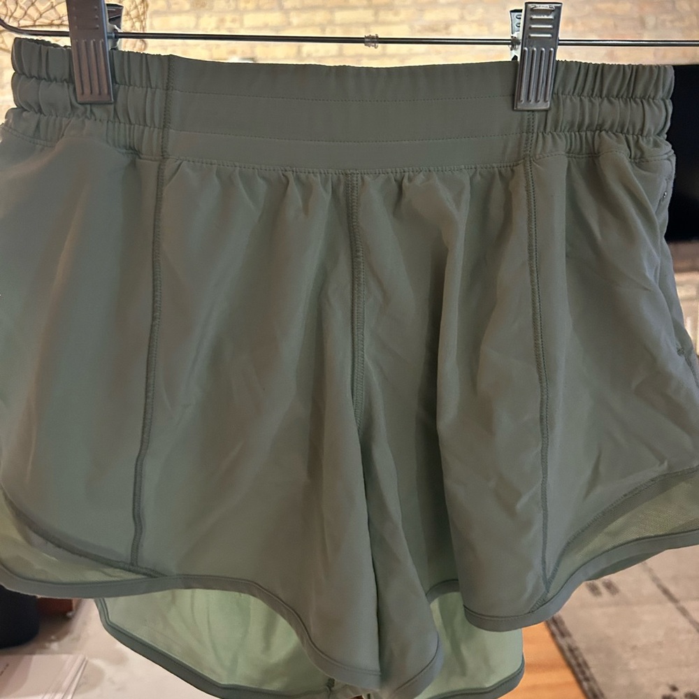 lululemon athletica Sage Green Athletic Shorts